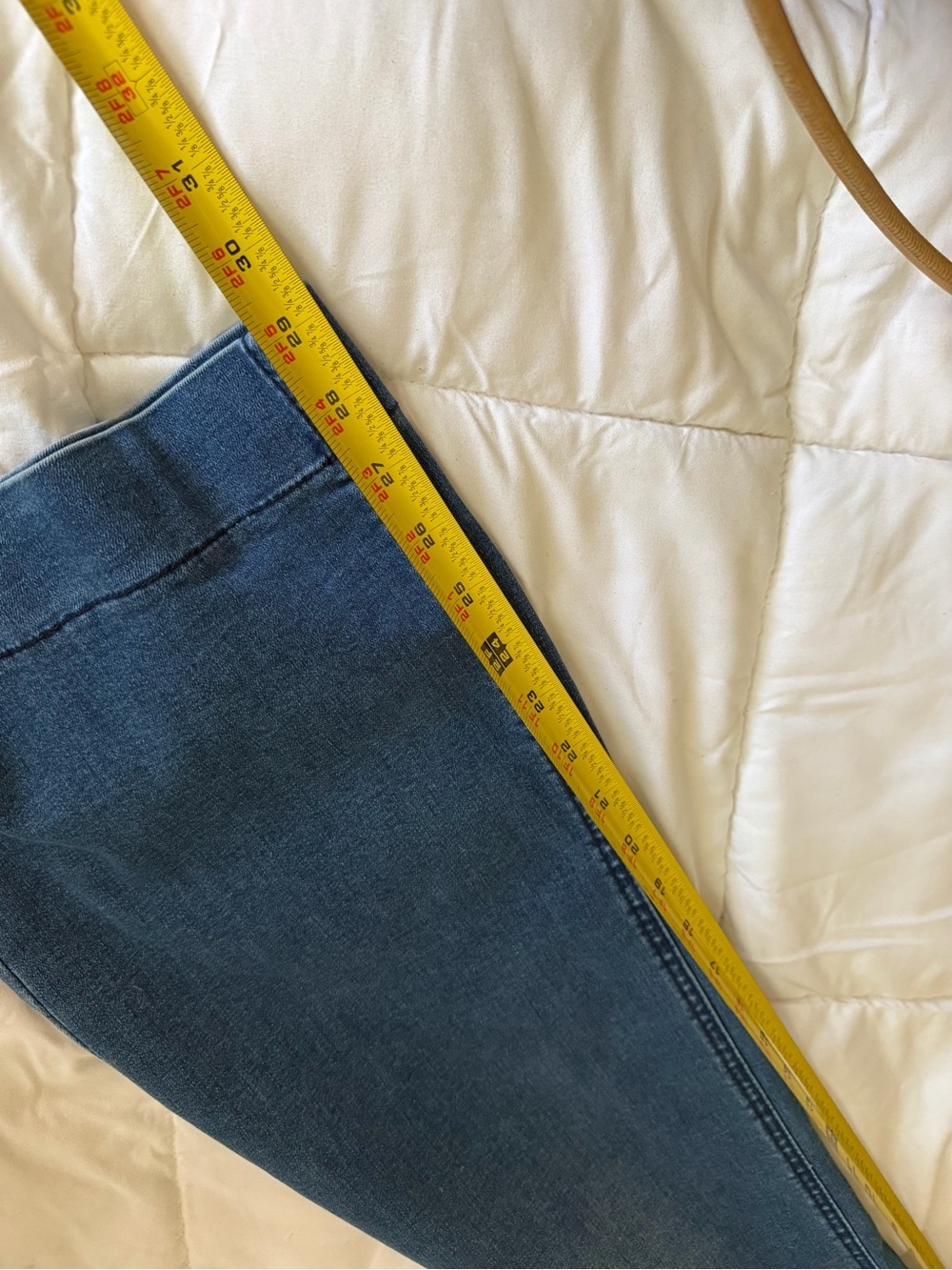 High-Rise Wide Leg Jeans in Medium Blue - Picture 8 of 8